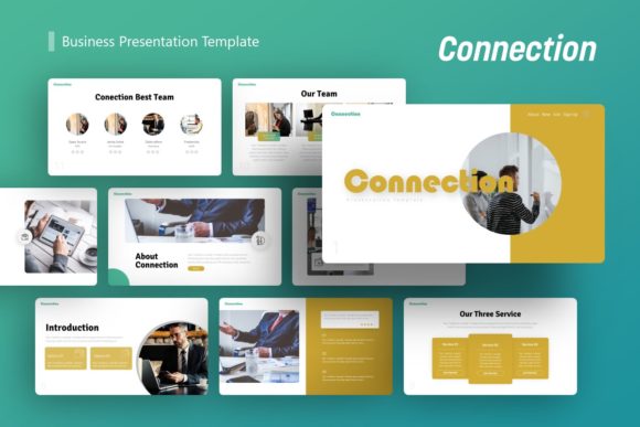 Connection: A Modern Template for Business Presentations