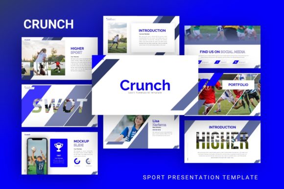 Crunch Sport: A Dynamic Presentation Template for Bold Ideas