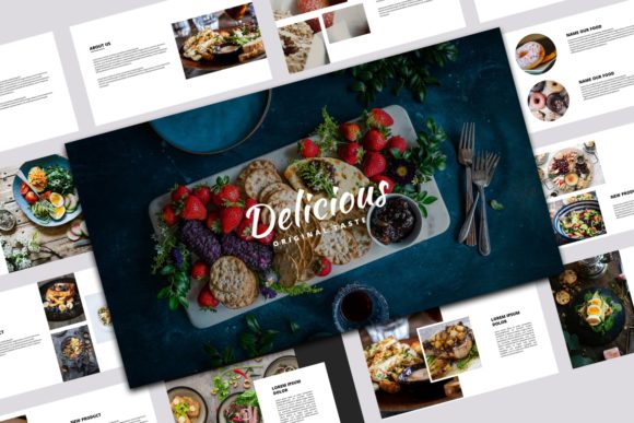 Delicious PowerPoint Template: A Modern Edge for Your Presentations
