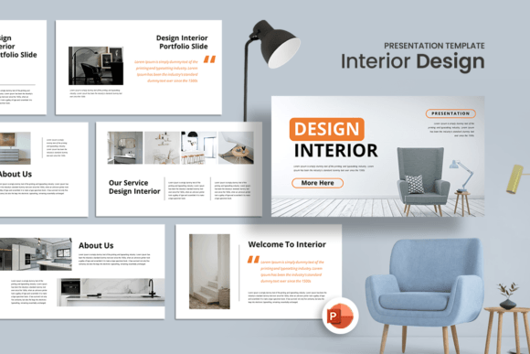 Design Interior - PowerPoint Template: A Presentation Toolkit for Modern Creatives