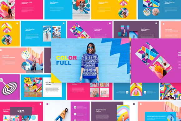 Elevate Your Slides: The Colorful - Keynote Template