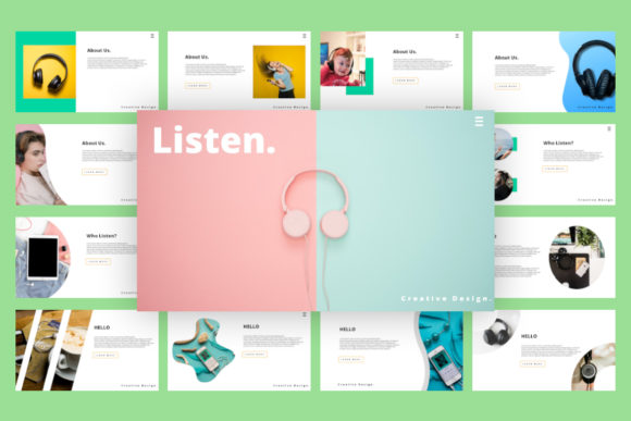 Listen - Keynote Template: Modern Slides for Impactful Presentations