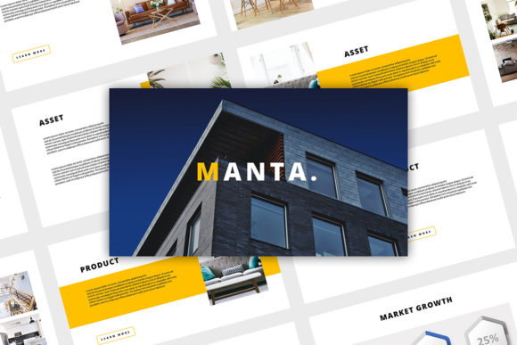 Manta - Google Slides Template: Modern & Creative Presentations