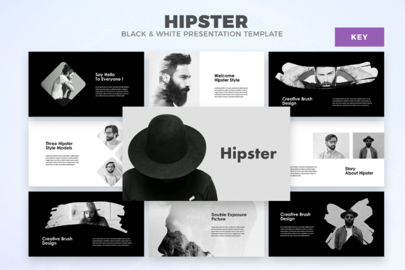 Modern Minimalism: The Hipster - Keynote Template Guide
