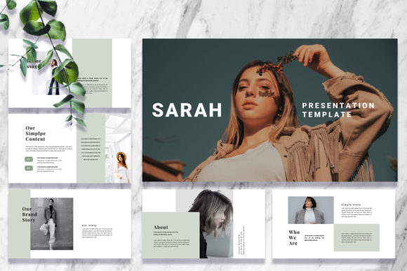 Modern Presentations with Sarah Keynote Template
