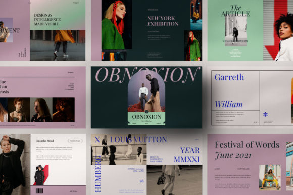 OBNOXION Keynote Template: Designing Modern Presentations