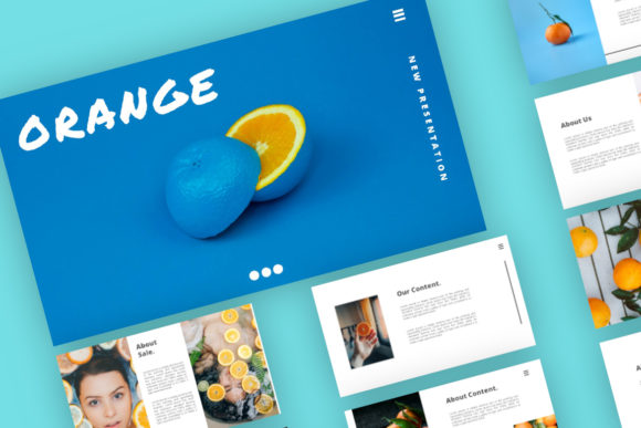 Orange - Google Slides Template: A Modern Approach to Visual Storytelling