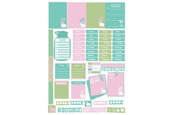 Planner Sticker 48: Your Easter Weekly Spread Solution
