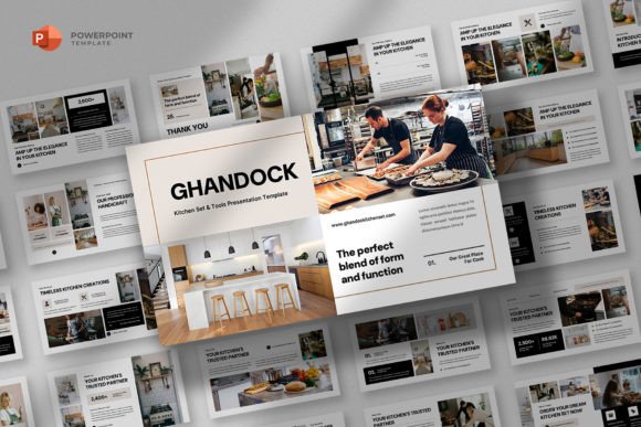 Professional Kitchen PowerPoint Template for Modern Presentations