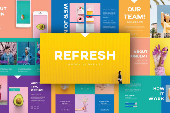 Refresh Keynote Template: Modern Design for Product Launches