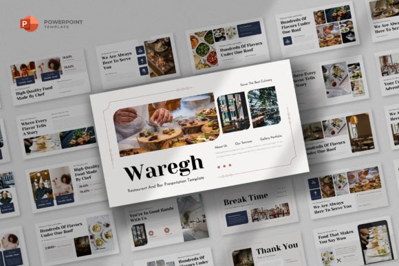 Restaurant PowerPoint Template: A Modern Edge for Food & Beverage Brands