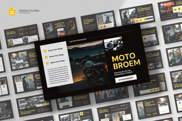 Rev Up Your Presentations with a Motorcycle Google Slides Template