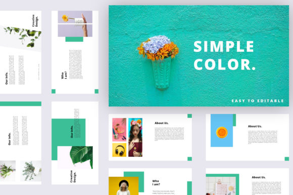 Simple Color: A Keynote Template for Dynamic Presentations