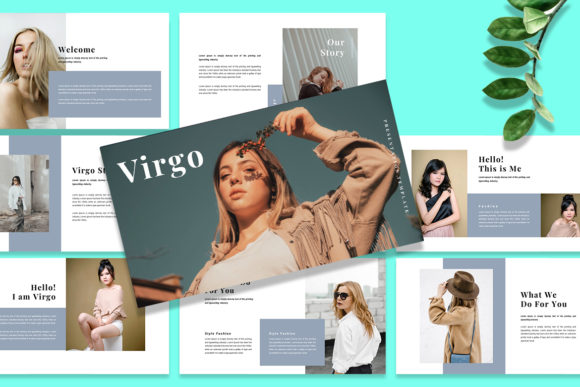 Virgo - PowerPoint Template: Modern Design for Creative Professionals
