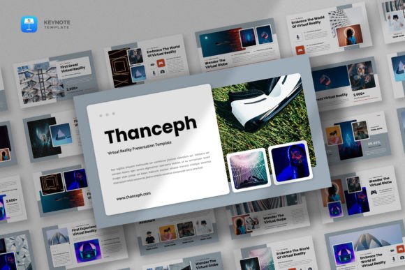 Virtual Reality Keynote Template: Futuristic Design for Modern Presentations