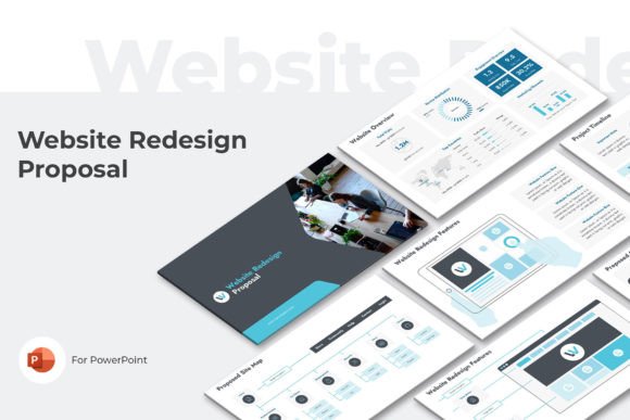 Win Projects with a Website Redesign Proposal PowerPoint