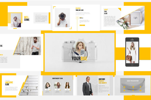 YOURBAE Keynote Template: Crafting a Modern Brand Narrative